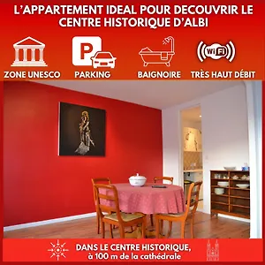 Apartamento L'enfant De Boheme D'albi - Centre Unesco - 200m Cathedrale - Parking - Animaux Acceptes, Albi